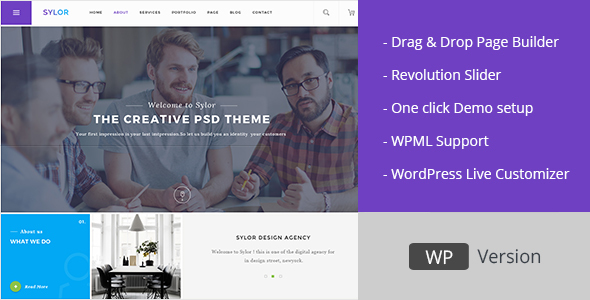 Sylor Preview Wordpress Theme - Rating, Reviews, Preview, Demo & Download