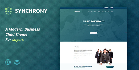 Synchrony Preview Wordpress Theme - Rating, Reviews, Preview, Demo & Download