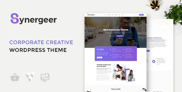 Synergeer Preview Wordpress Theme - Rating, Reviews, Preview, Demo & Download