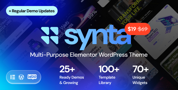 Synta Preview Wordpress Theme - Rating, Reviews, Preview, Demo & Download