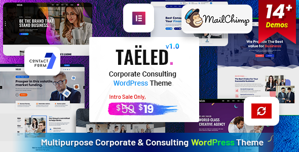 TAELED Preview Wordpress Theme - Rating, Reviews, Preview, Demo & Download