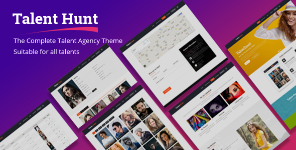 Talent Hunt Preview Wordpress Theme - Rating, Reviews, Preview, Demo & Download