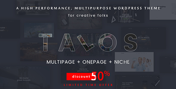 Talos Preview Wordpress Theme - Rating, Reviews, Preview, Demo & Download
