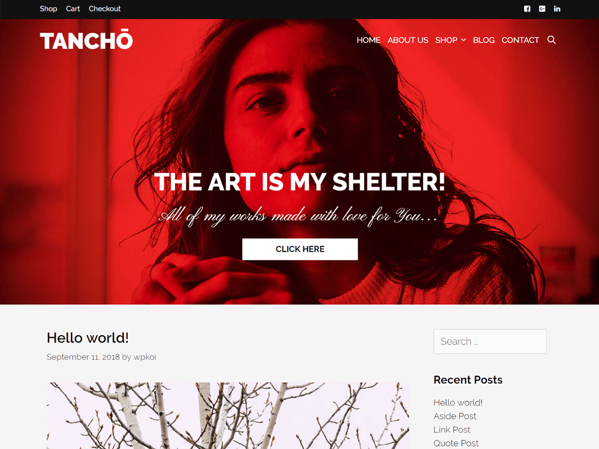 Tancho Preview Wordpress Theme - Rating, Reviews, Preview, Demo & Download