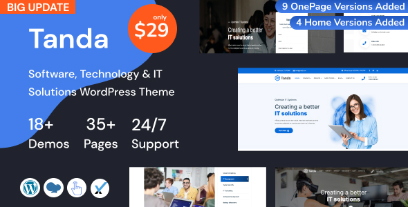 Tanda Preview Wordpress Theme - Rating, Reviews, Preview, Demo & Download