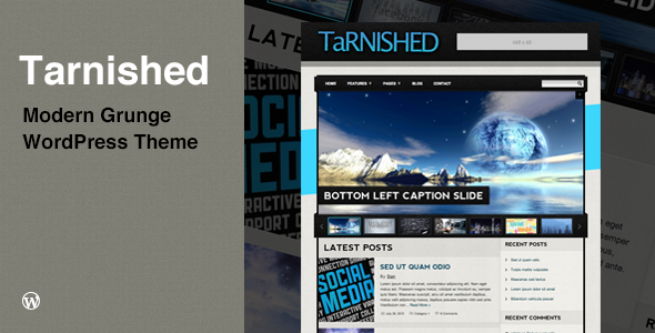 Tarnished Preview Wordpress Theme - Rating, Reviews, Preview, Demo & Download