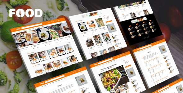 Tasty Food Preview Wordpress Theme - Rating, Reviews, Preview, Demo & Download