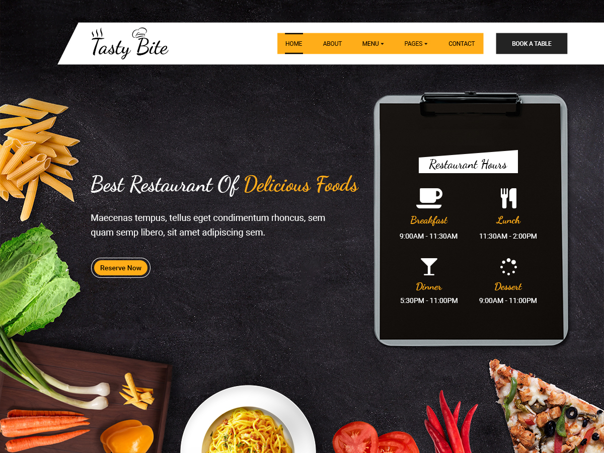 Tastybite Preview Wordpress Theme - Rating, Reviews, Preview, Demo & Download
