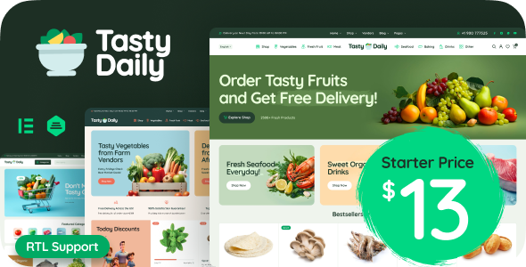 TastyDaily Preview Wordpress Theme - Rating, Reviews, Preview, Demo & Download