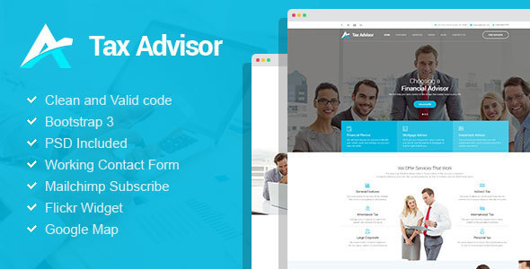 Tax Advisor Preview Wordpress Theme - Rating, Reviews, Preview, Demo & Download