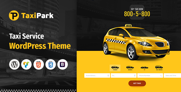 TaxiPark Preview Wordpress Theme - Rating, Reviews, Preview, Demo & Download