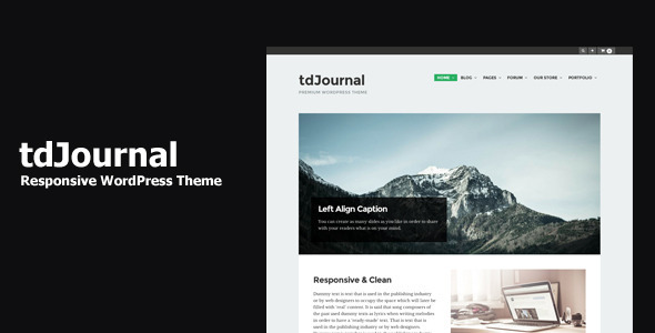 TdJournal Preview Wordpress Theme - Rating, Reviews, Preview, Demo & Download