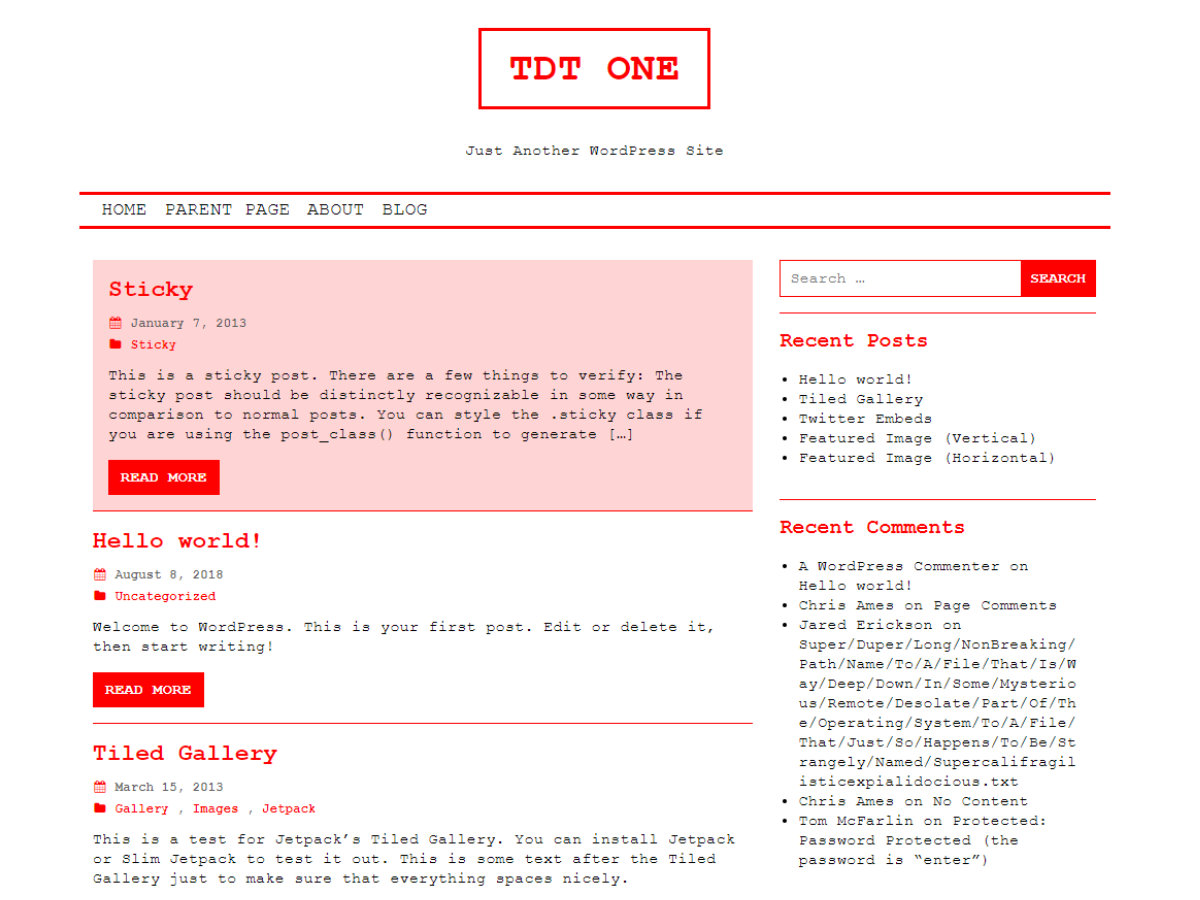 TDT One Preview Wordpress Theme - Rating, Reviews, Preview, Demo & Download