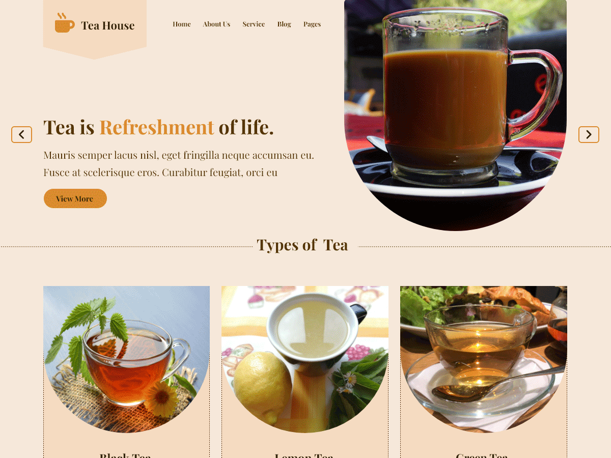 Tea Cafe Preview Wordpress Theme - Rating, Reviews, Preview, Demo & Download