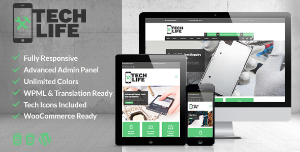 TechLife Preview Wordpress Theme - Rating, Reviews, Preview, Demo & Download