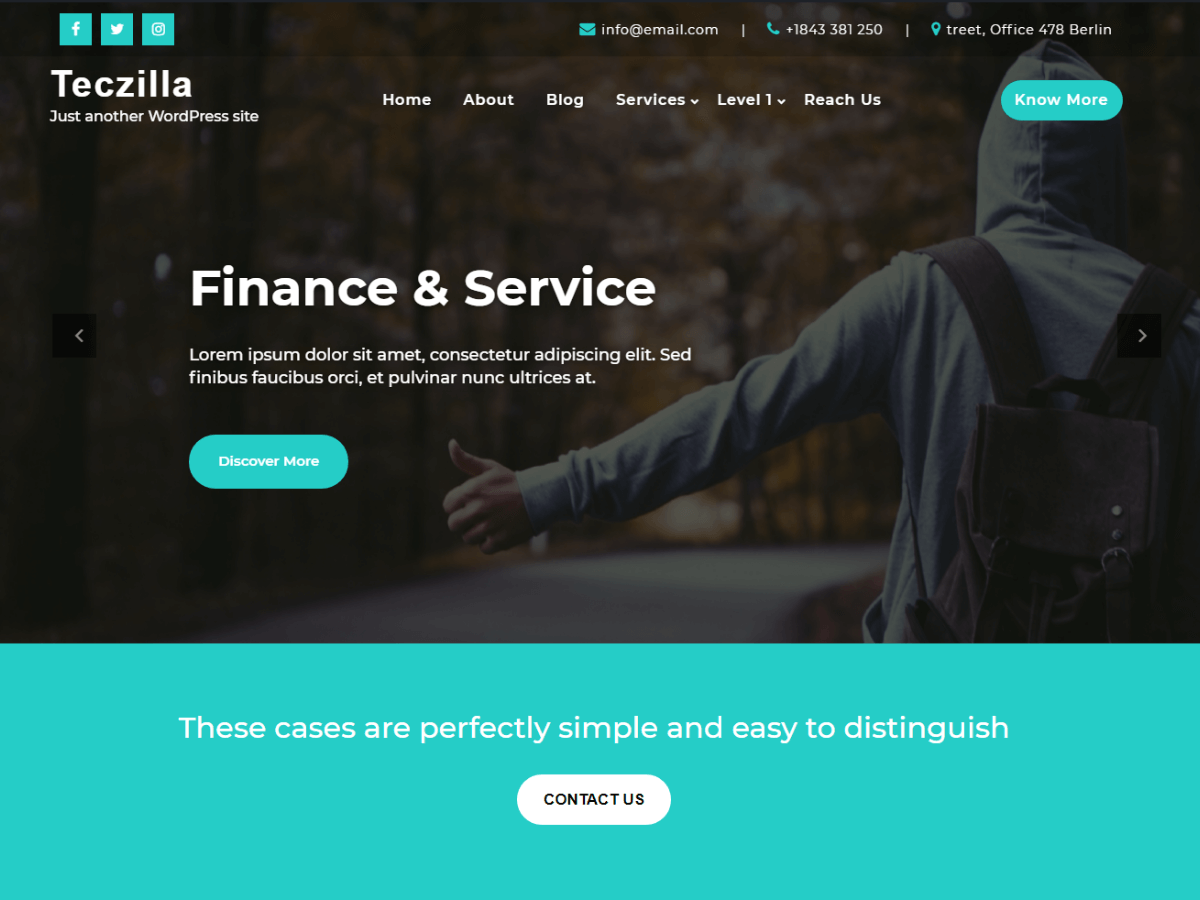 Teczilla Finance Preview Wordpress Theme - Rating, Reviews, Preview, Demo & Download
