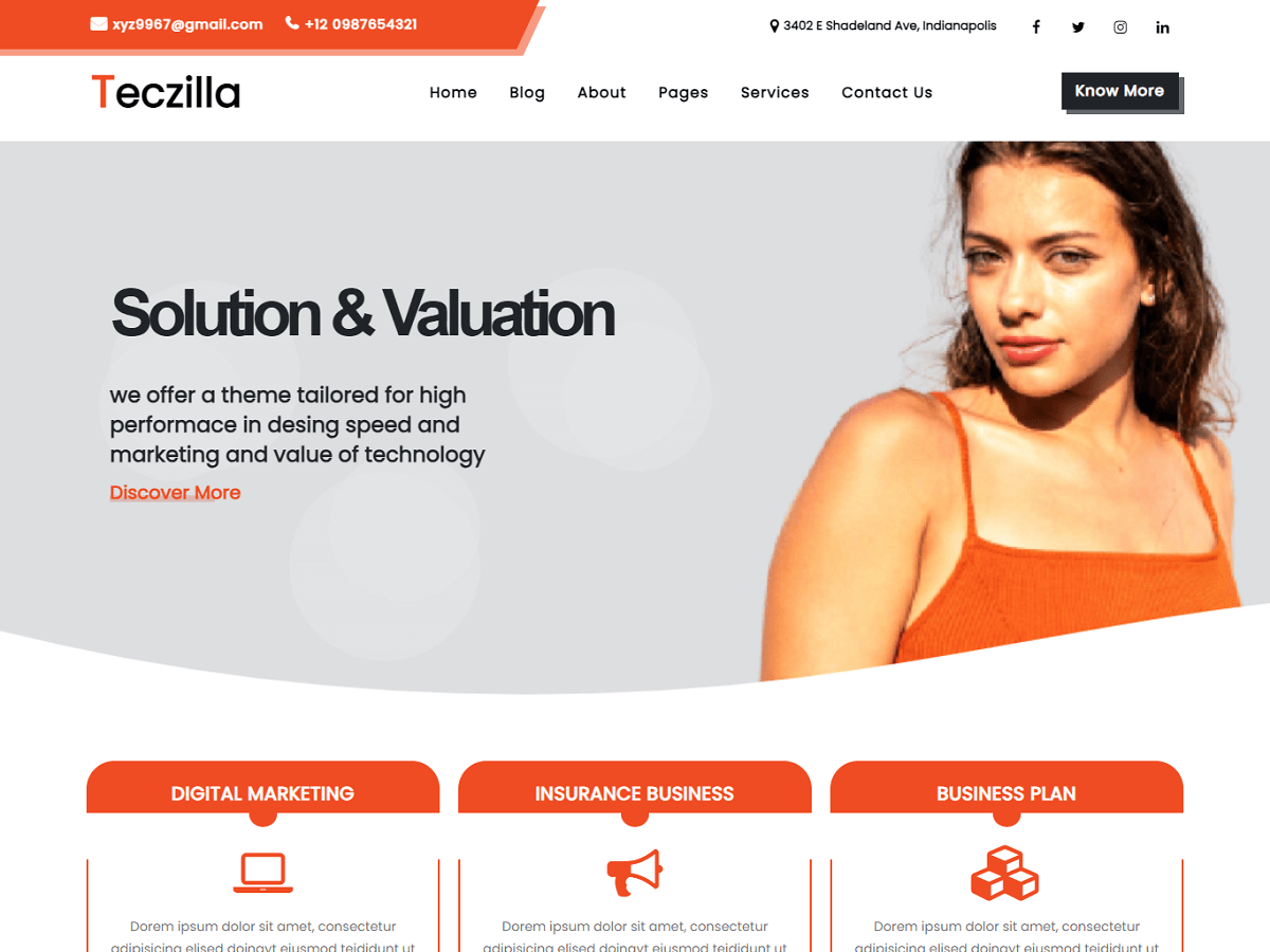 Teczilla It Preview Wordpress Theme - Rating, Reviews, Preview, Demo & Download