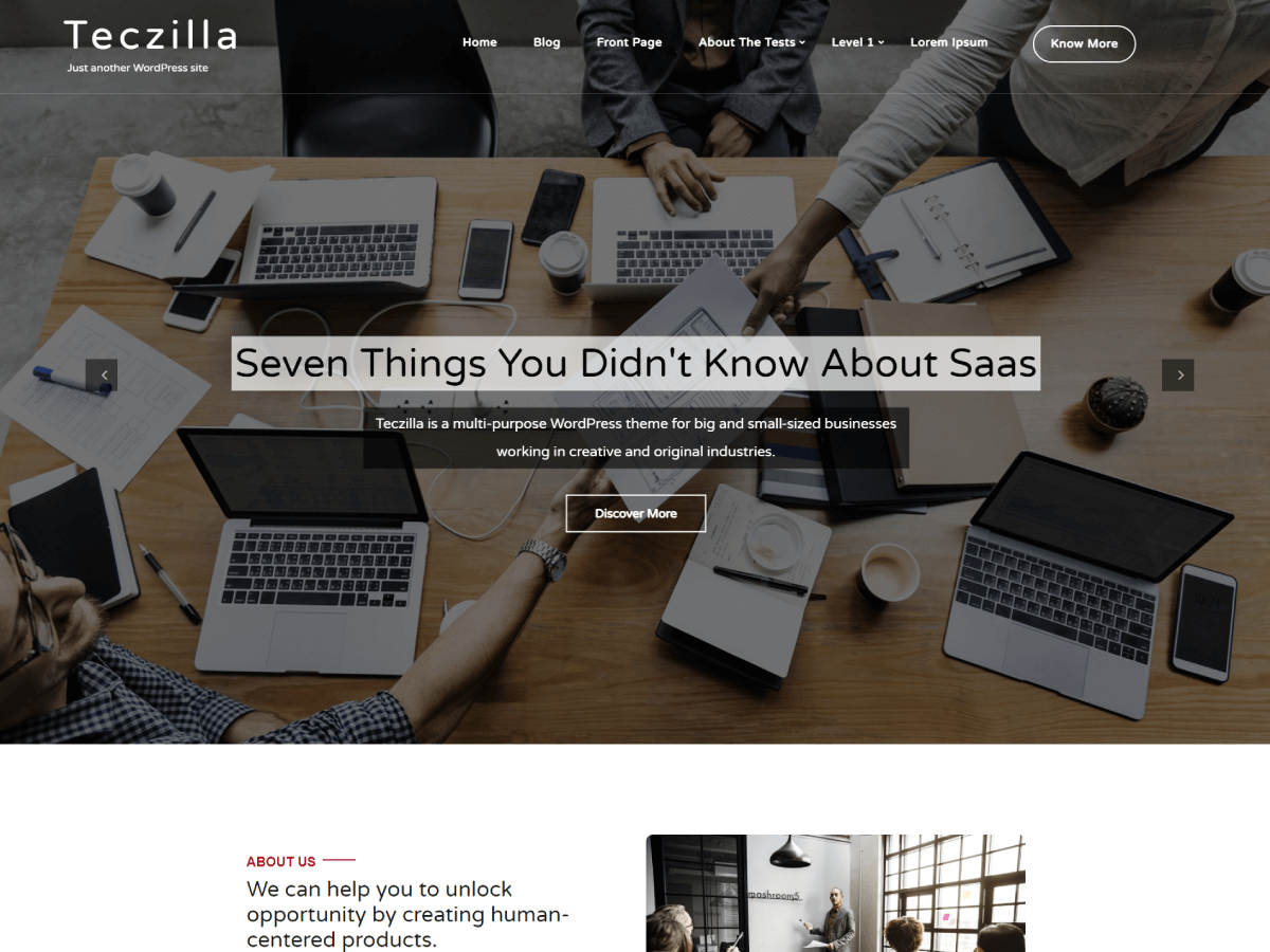 Teczilla Saas Preview Wordpress Theme - Rating, Reviews, Preview, Demo & Download