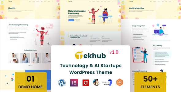 Tekhub Preview Wordpress Theme - Rating, Reviews, Preview, Demo & Download