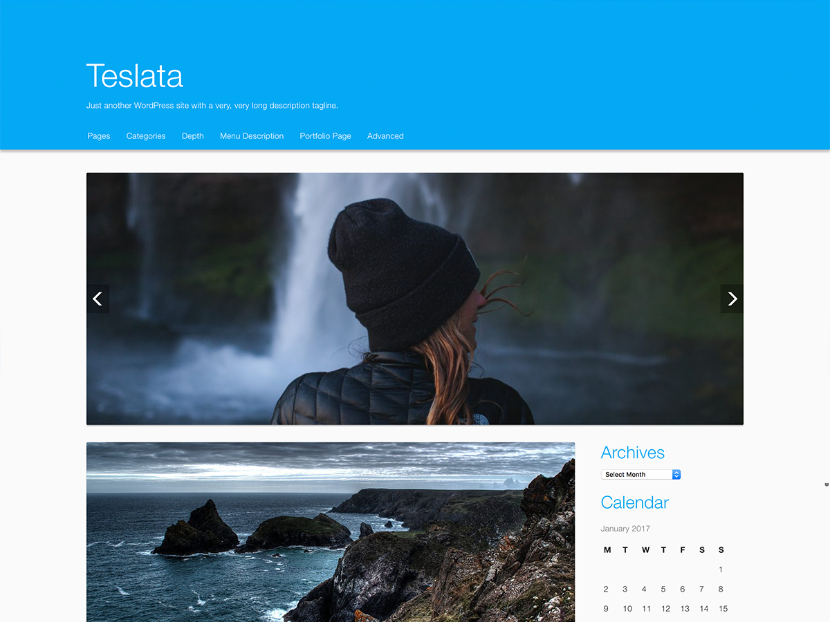 Teslata Preview Wordpress Theme - Rating, Reviews, Preview, Demo & Download