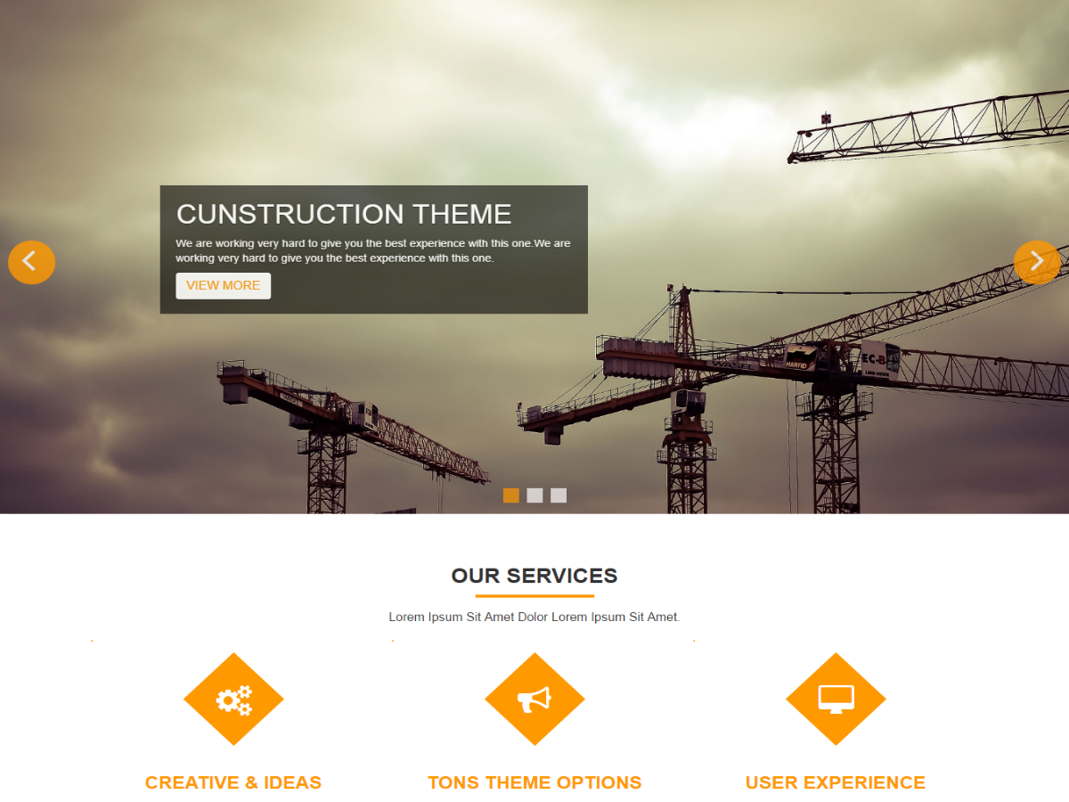 TF Construction Preview Wordpress Theme - Rating, Reviews, Preview, Demo & Download