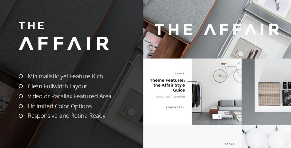 The Affair Preview Wordpress Theme - Rating, Reviews, Preview, Demo & Download
