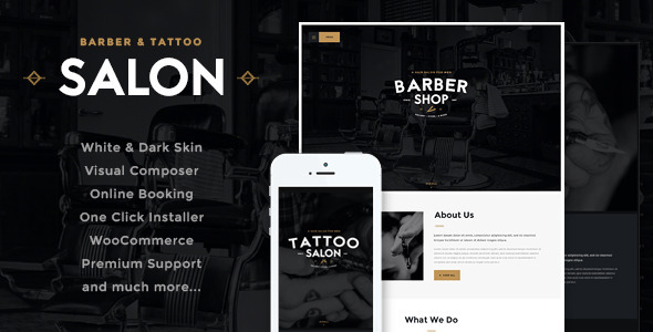The Barber Preview Wordpress Theme - Rating, Reviews, Preview, Demo & Download