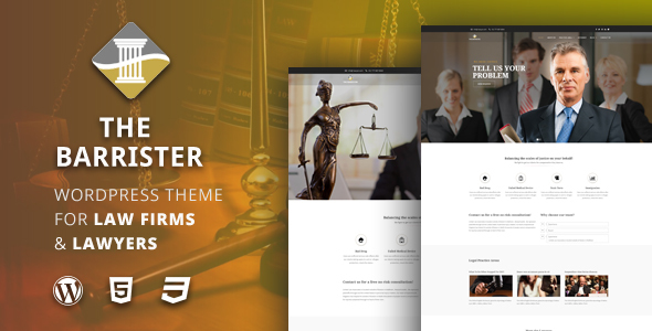 The Barrister Preview Wordpress Theme - Rating, Reviews, Preview, Demo & Download