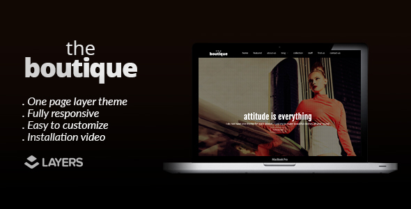 The Boutique Preview Wordpress Theme - Rating, Reviews, Preview, Demo & Download