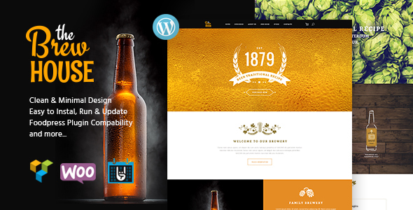 The Brew Preview Wordpress Theme - Rating, Reviews, Preview, Demo & Download