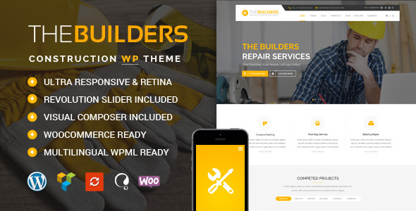 The Builders Preview Wordpress Theme - Rating, Reviews, Preview, Demo & Download