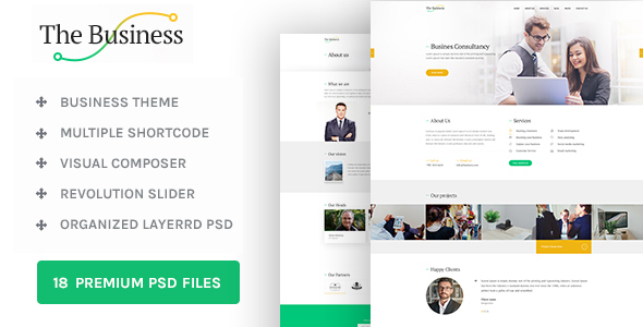 The Business Preview Wordpress Theme - Rating, Reviews, Preview, Demo & Download
