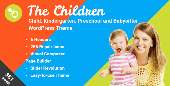 The Children Preview Wordpress Theme - Rating, Reviews, Preview, Demo & Download