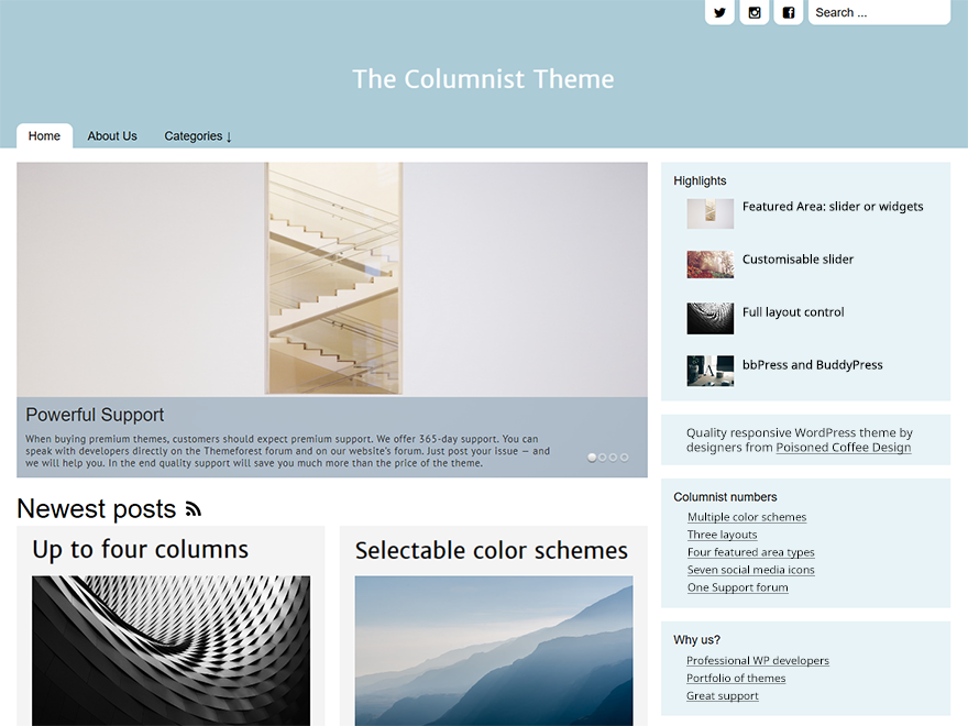 The Columnist Preview Wordpress Theme - Rating, Reviews, Preview, Demo & Download