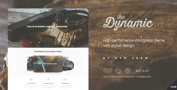 The Dynamic Preview Wordpress Theme - Rating, Reviews, Preview, Demo & Download