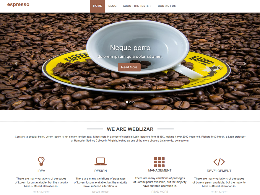 The Espresso Preview Wordpress Theme - Rating, Reviews, Preview, Demo & Download