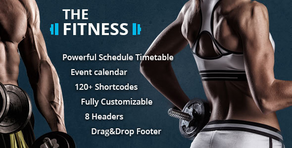 The Fitness Preview Wordpress Theme - Rating, Reviews, Preview, Demo & Download