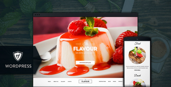 The Flavour Preview Wordpress Theme - Rating, Reviews, Preview, Demo & Download