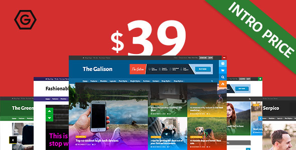 The Galison Preview Wordpress Theme - Rating, Reviews, Preview, Demo & Download