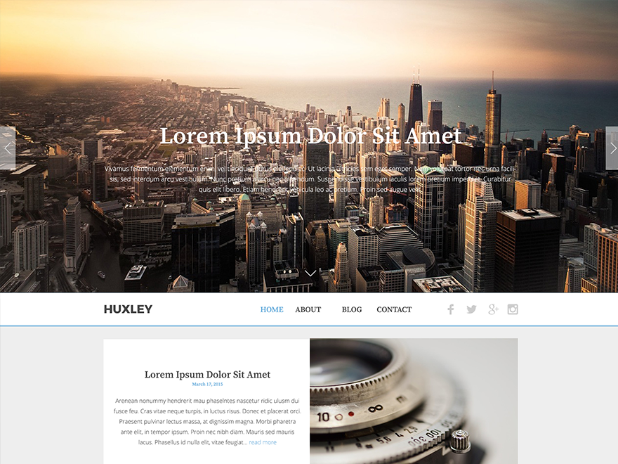 The Huxley Preview Wordpress Theme - Rating, Reviews, Preview, Demo & Download