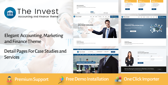 The Invest Preview Wordpress Theme - Rating, Reviews, Preview, Demo & Download