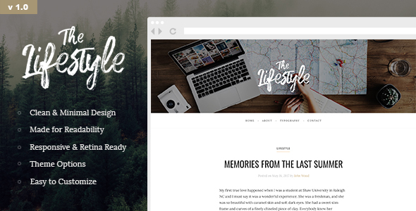 The Lifestyle Preview Wordpress Theme - Rating, Reviews, Preview, Demo & Download