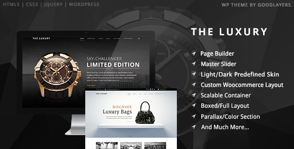 The Luxury Preview Wordpress Theme - Rating, Reviews, Preview, Demo & Download