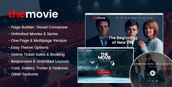 The Movie Preview Wordpress Theme - Rating, Reviews, Preview, Demo & Download