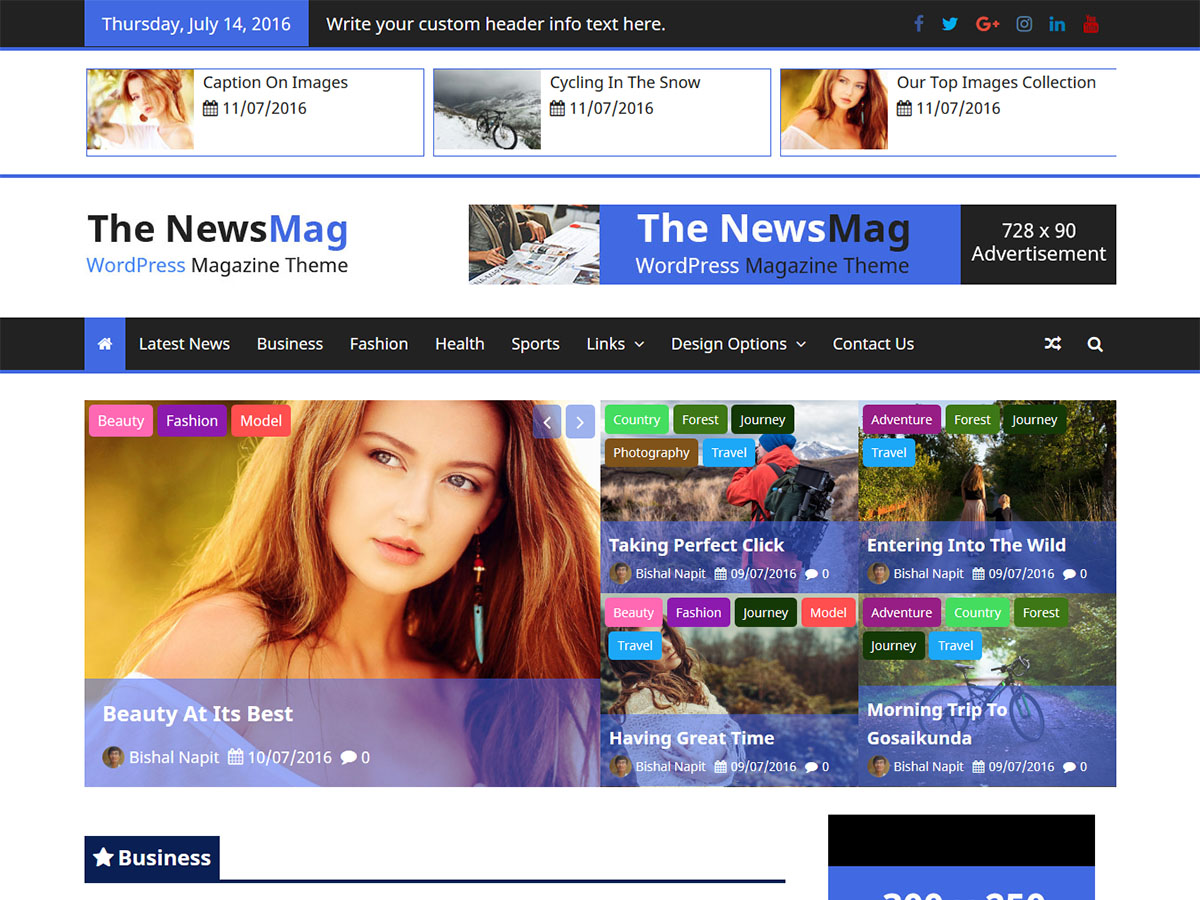 The NewsMag Preview Wordpress Theme - Rating, Reviews, Preview, Demo & Download