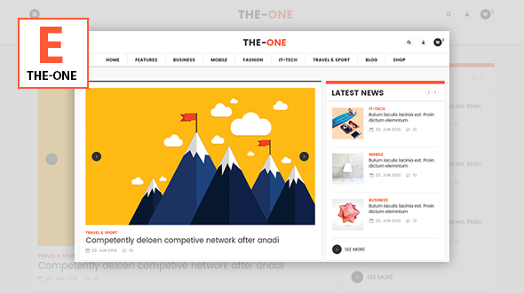 The One Preview Wordpress Theme - Rating, Reviews, Preview, Demo & Download