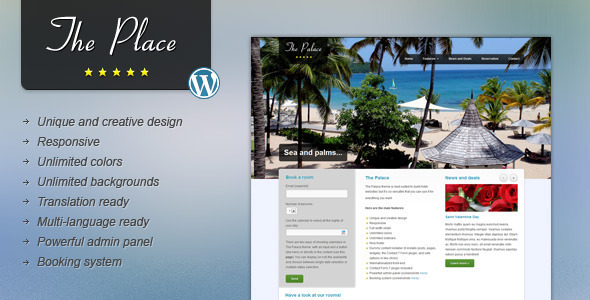 The Place Preview Wordpress Theme - Rating, Reviews, Preview, Demo & Download