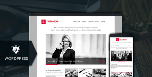 The Practice Preview Wordpress Theme - Rating, Reviews, Preview, Demo & Download