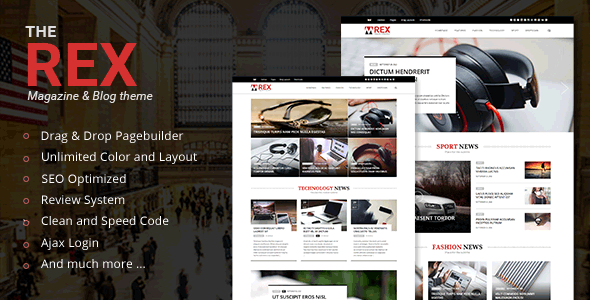 The REX Preview Wordpress Theme - Rating, Reviews, Preview, Demo & Download