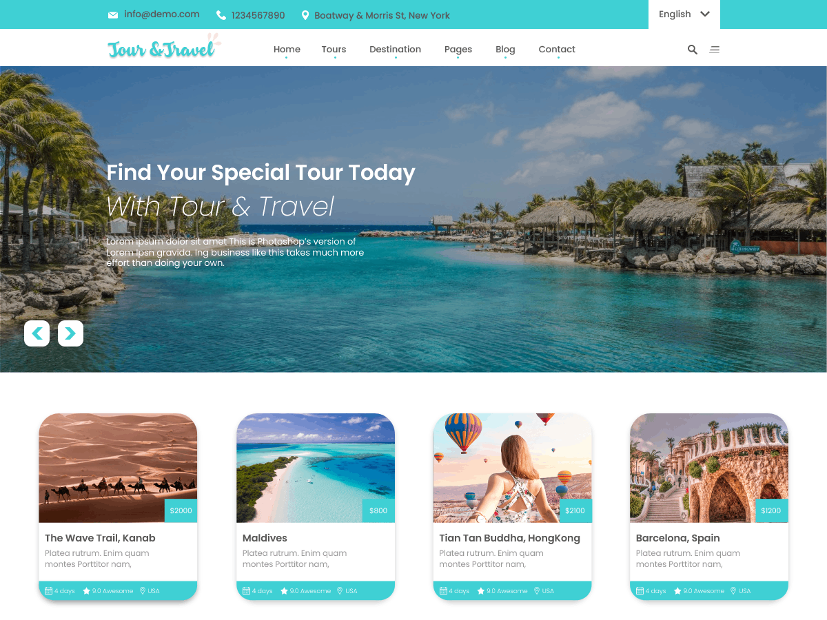 The Travel Preview Wordpress Theme - Rating, Reviews, Preview, Demo & Download